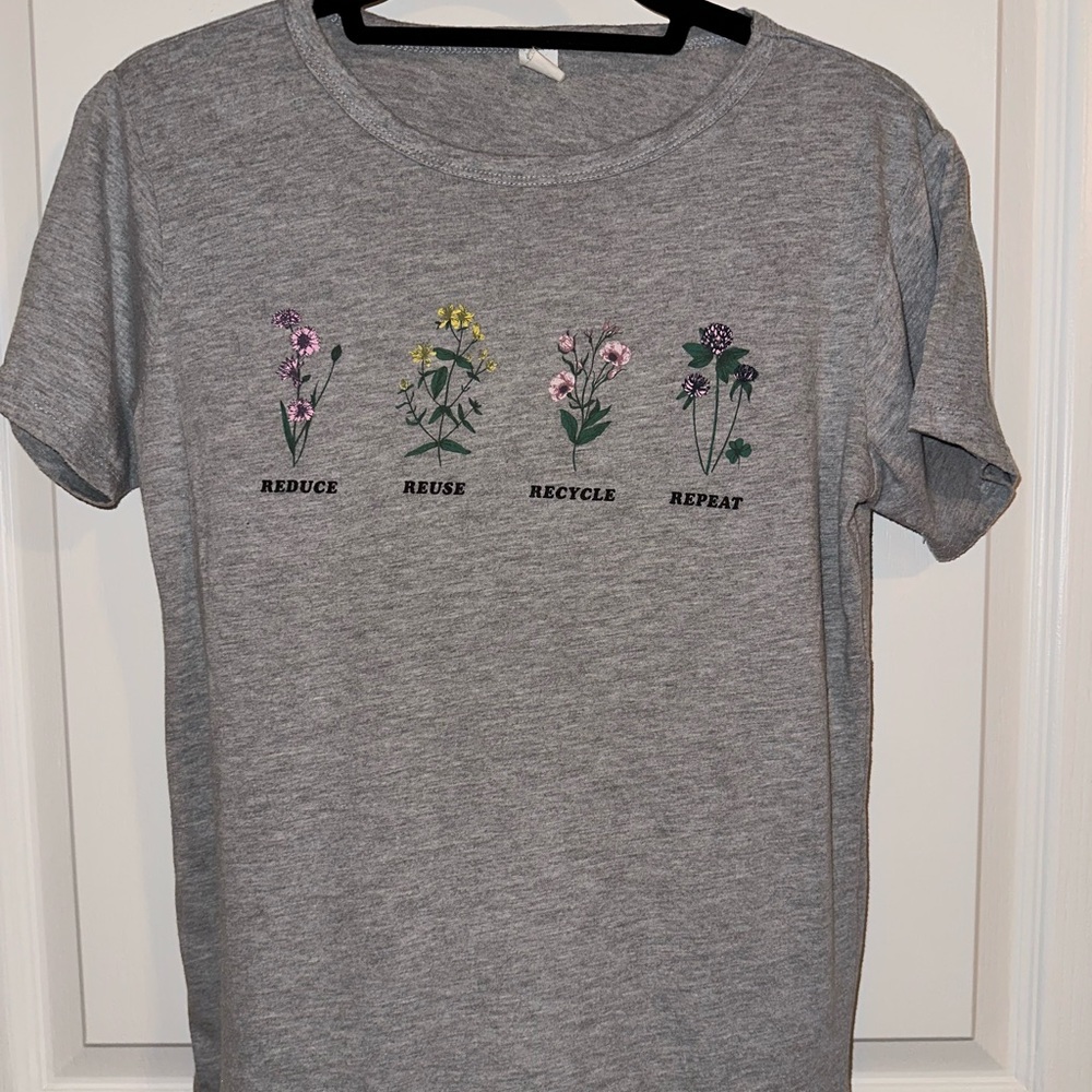 Reduce, reuse, recycle t-shirt
